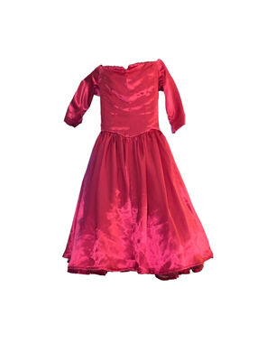 Girls' Unbranded Dress, Pink satin taffeta